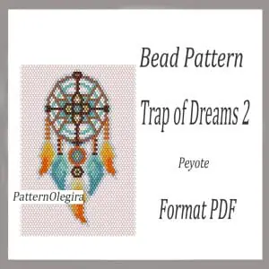 Trap of dreams 2 bead pattern Trap of dreams bead tapestry pattern Bead Trap of Dreams patterns Olegirabeadpatterns