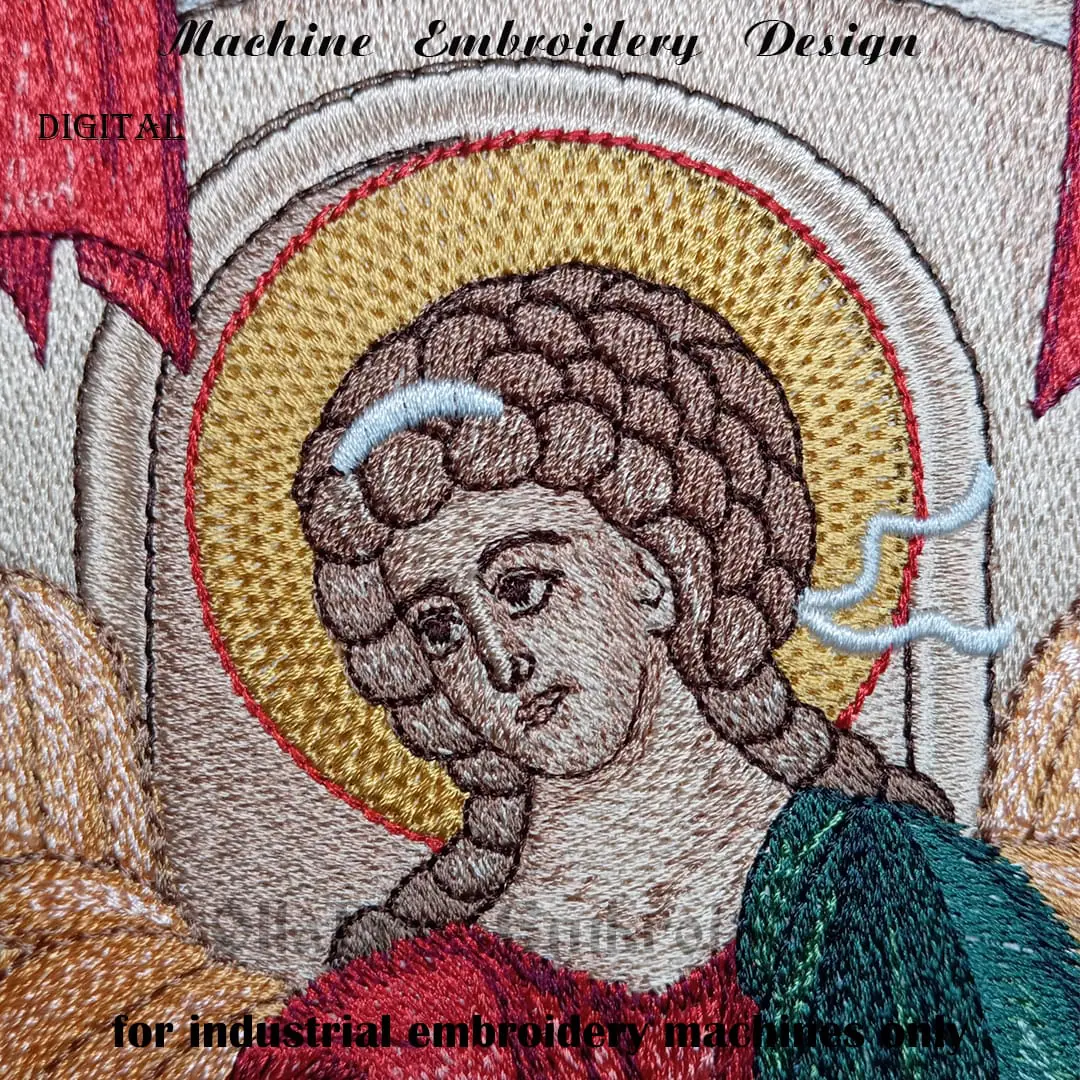 The Holy Trinity embroidery design 5 Angels machine embroidery design