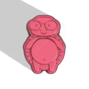 TURTLE STL file for vacuum forming and 3D printing