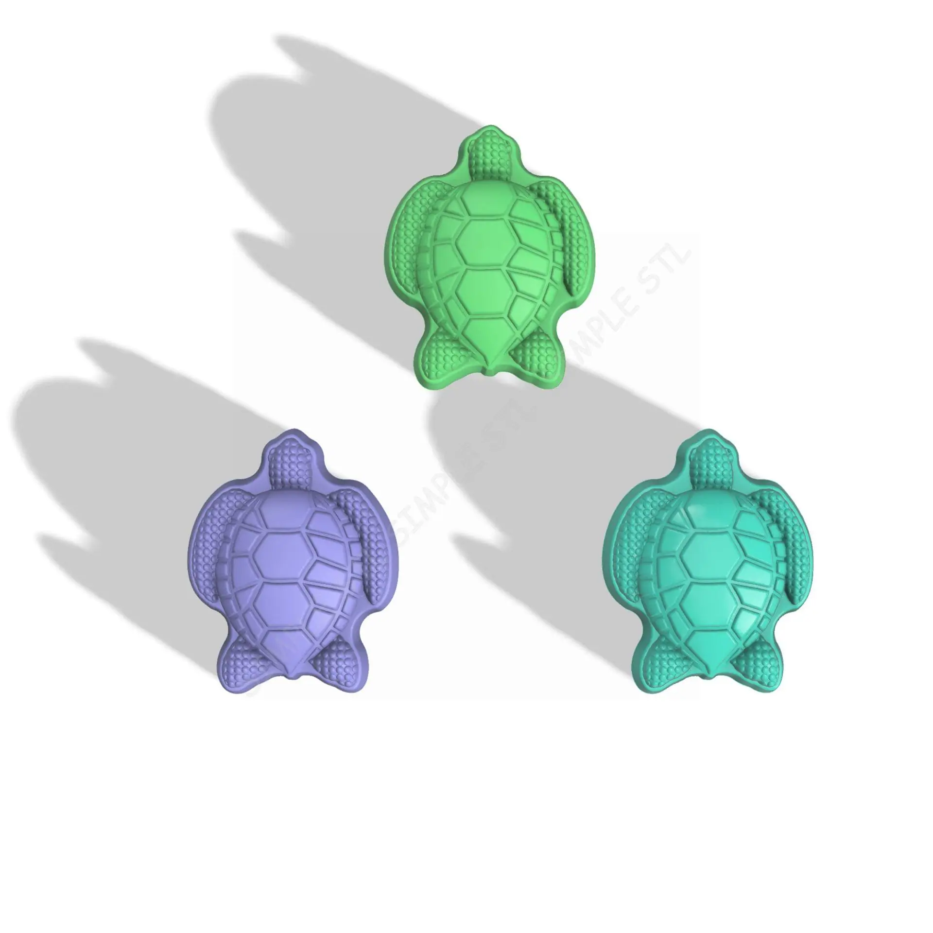 TURTLE STL file for vacuum forming and 3D printing 4 TURTLE STL file for vacuum forming and 3D printing