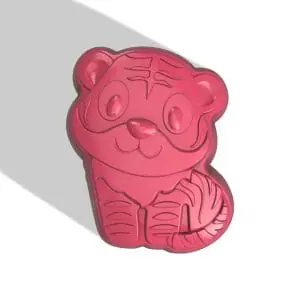 TIGER STL file for vacuum forming and 3D printing