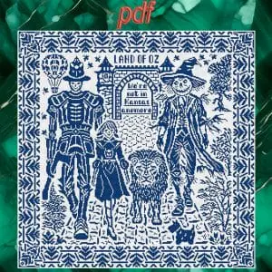 Cross stitch pattern Wizard of Oz