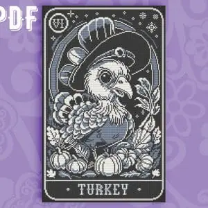 Cross stitch pattern Plague doctor