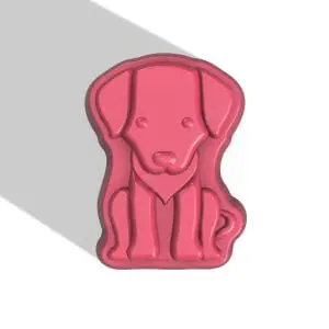 PUPPY STL file for vacuum forming and 3D printing