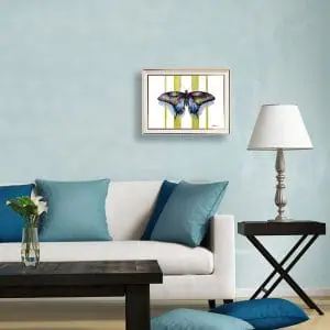 Butterfly Papilio maackii (sail), Wall decor, watercolor original