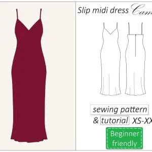 midi dress sewing pattern