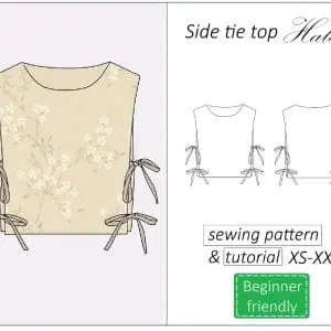 side tie summer top sewing pattern