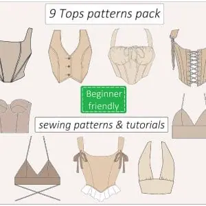 crop tops and corset tops sewing patterns