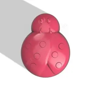 LADYBUG STL file for vacuum forming and 3D printing