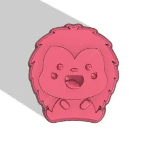 HEDGEHOG STL file for vacuum forming and 3D printing