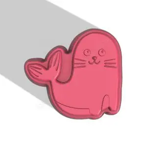 FUR SEAL STL file for vacuum forming and 3D printing