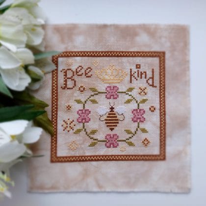 Bee Kind cross stitch pattern pdf