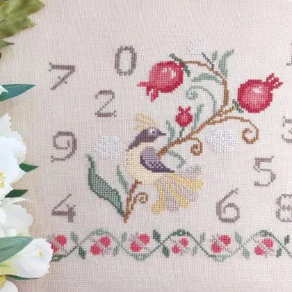 Pomegranate Sampler Cross Stitch Pattern PDF