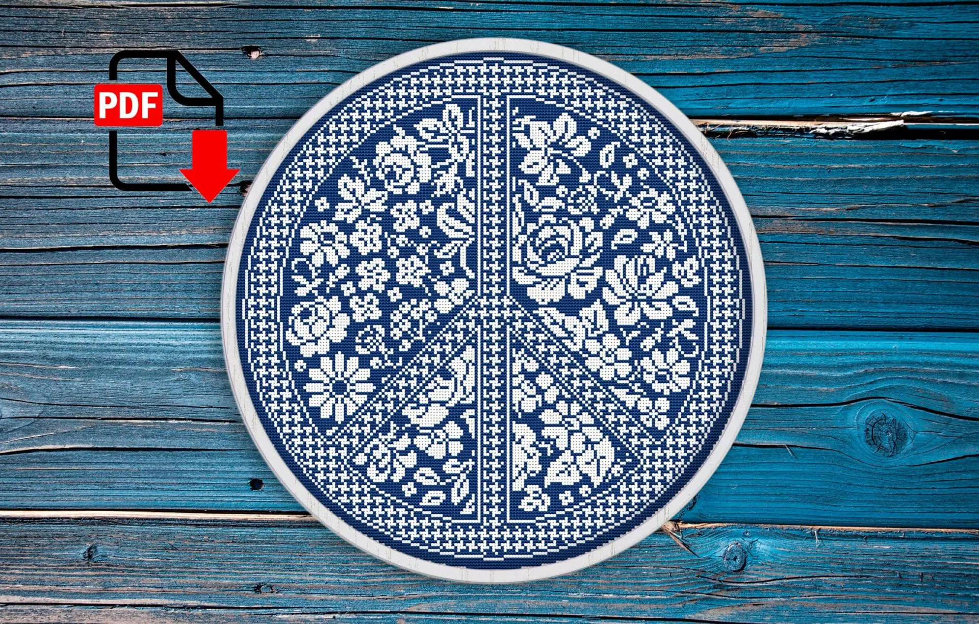 Free cross stitch pattern Peace pattern Flowers cross stitch 1 Free cross stitch pattern Peace pattern Flowers cross stitch
