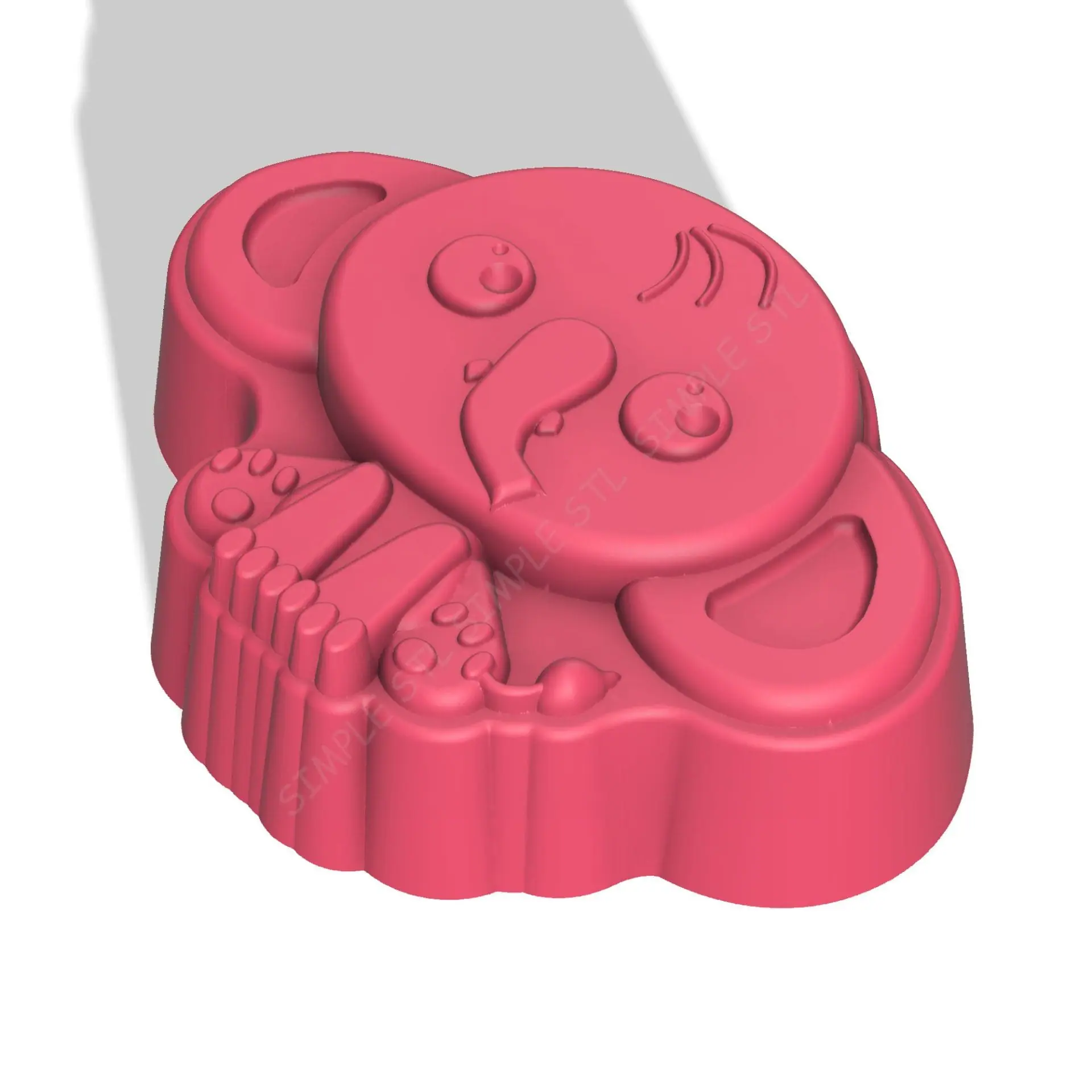 Elephant STL file for vacuum forming and 3D printing 3 ELEPHANT STL file for vacuum forming and 3D printing