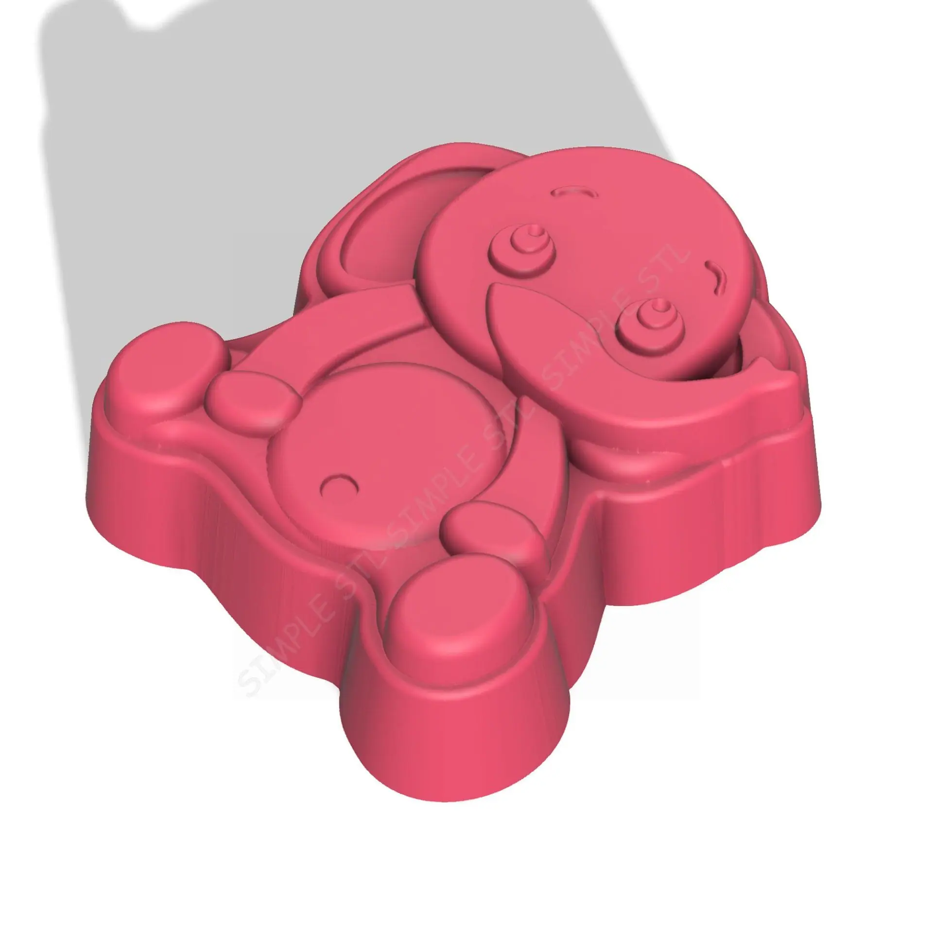 Elephant STL file for vacuum forming and 3D printing 3 Elephant STL file for vacuum forming and 3D printing