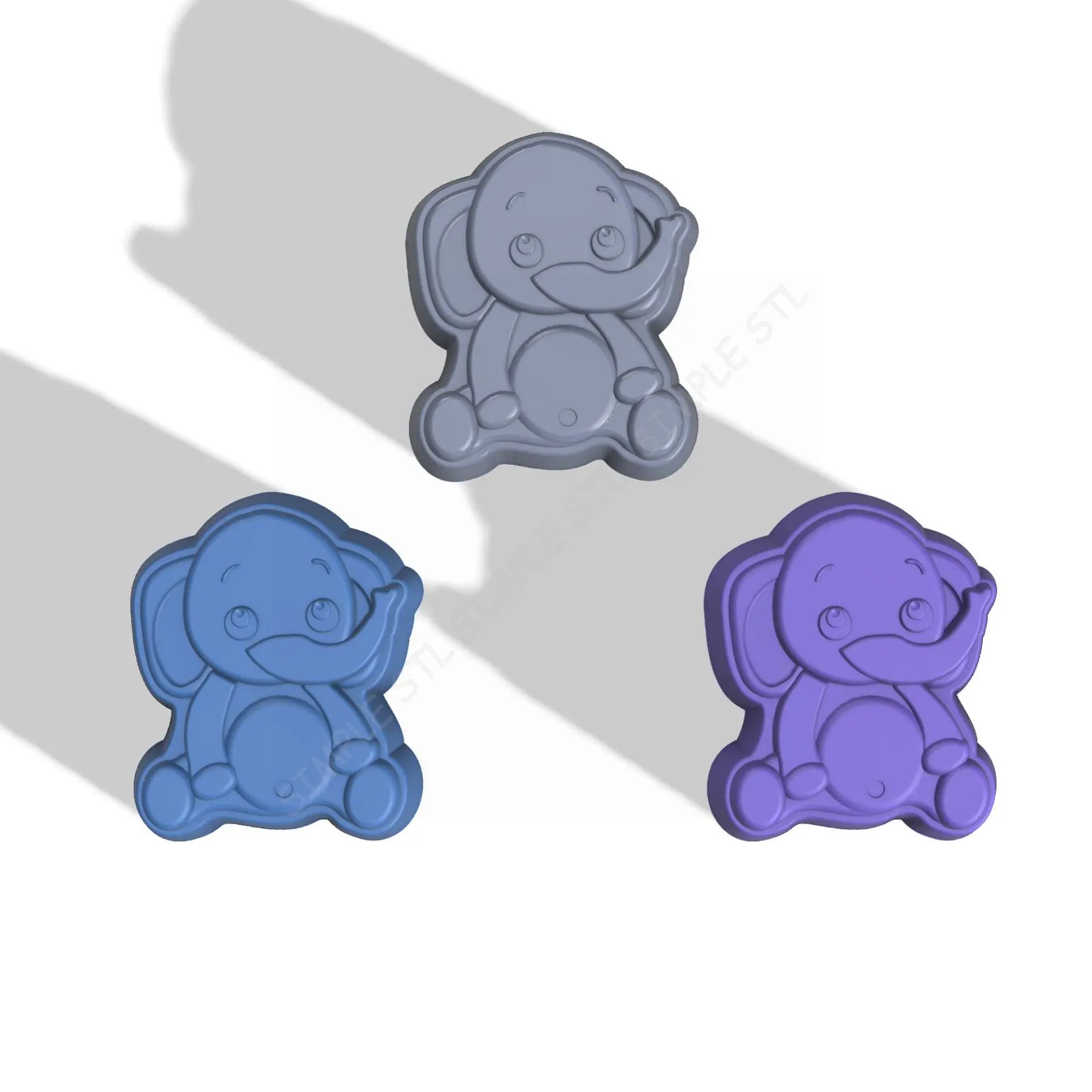 Elephant STL file for vacuum forming and 3D printing 4 Elephant STL file for vacuum forming and 3D printing