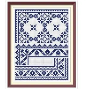 Borders Cross Stitch Pattern Antique Sampler