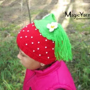 Free knitted сup cake hat pattern, format pdf, a photo shoot This bright, tasty and fragrant “cup cake” hat will decorate your child. Spring sweetness will be a wonderful decoration for your child if you knit this hat by yourself. A thin delicate hat will warm her head in cold autumn and spring. It will attract the attention of passers-by and emphasize the individuality. It can be used not only for everyday wear, but also for a photo shoot. Welcome to my pattern page MagicYarnball! This list is for crocheted only in PDF format. Finished products are not included. This is an instant download of a PDF file immediately after purchase. Pages: 5 Photos: 15 File Type: PDF Format File size: 6,61 MB Language: English Delivery: Instant Download, magicyarnball