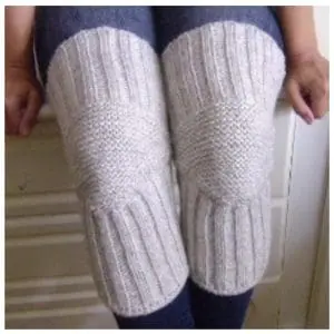 Knee Pads Big Sizes up to 23 inches at the Knee Knitted Handmade