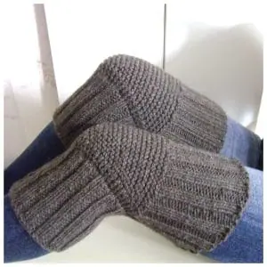 Knee Pads Big Sizes up to 23 inches at the Knee Knitted Handmade