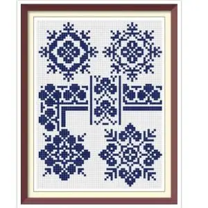 Borders Cross Stitch Pattern Antique Sampler