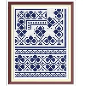 Borders Cross Stitch Pattern Antique Sampler