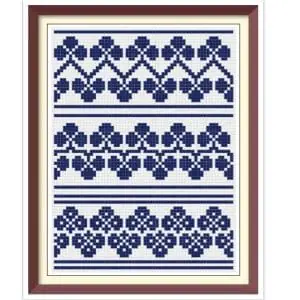 Borders Cross Stitch Pattern Antique Sampler