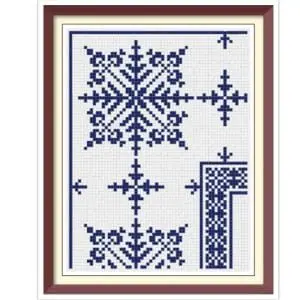 Borders Cross Stitch Pattern Antique Sampler