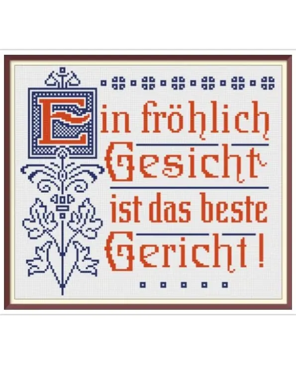 Slogan Cross Stitch Pattern Antique Sampler 2 Slogan Cross Stitch Pattern Antique Sampler - Image 2