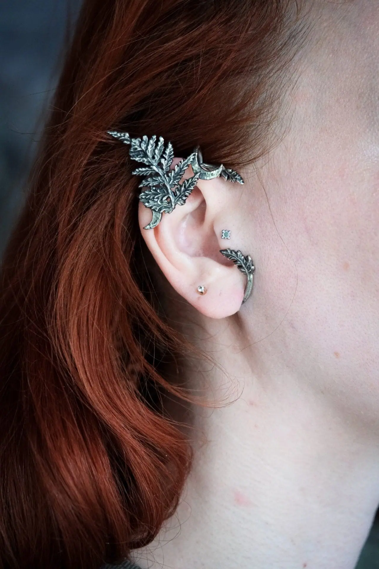 Fern cuff (for right ear) - Crealandia