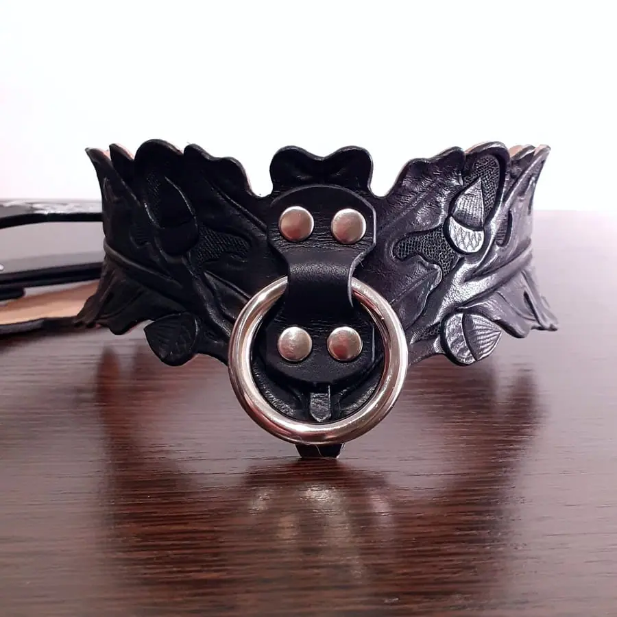 Gold Spike Choker ICED Miami Cuban Link Chain Spike Choker