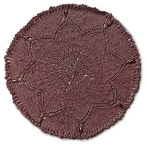 Vintage Knitting Pattern 3 Doilies