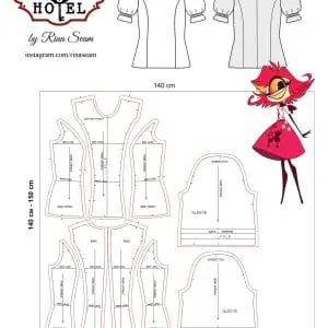 Hazbin Hotel Pattern