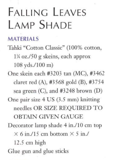 Vintage Knitting Pattern Lamp Shades - Image 4