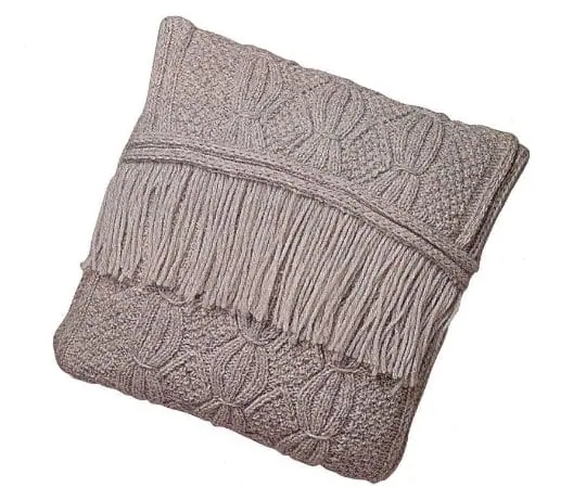 Vintage Knitting Pattern Diamond Drapes Afghan and Pillow - Image 4