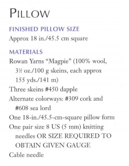 Vintage Knitting Pattern Diamond Drapes Afghan and Pillow - Image 5