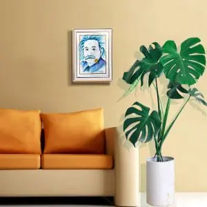 Albert Einstein acrylic painting Wall Home Decor original art
