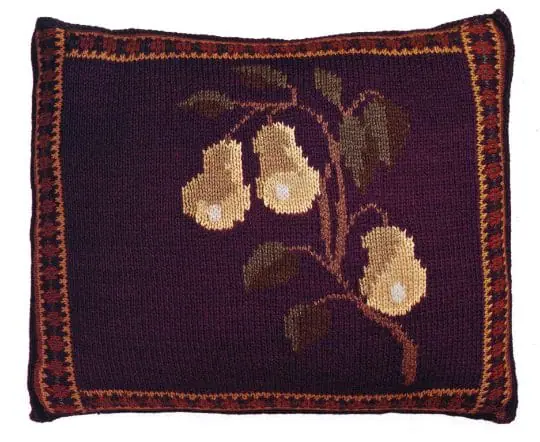 Afghan Knitting Pattern Regal Tapestry Afghan and Pillow 3 Afghan Knitting Pattern Regal Tapestry Afghan and Pillow - Image 3