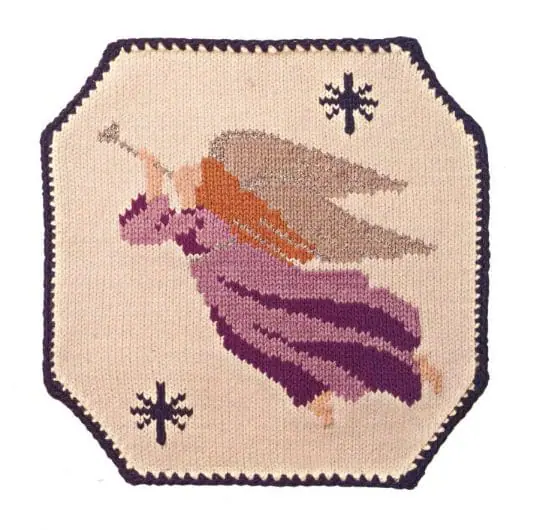 Afghan Knitting Pattern Angel Afghan - Image 3