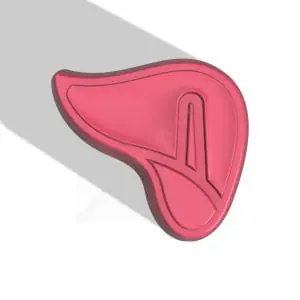 CALLA LILY STL file for vacuum forming and 3D printing