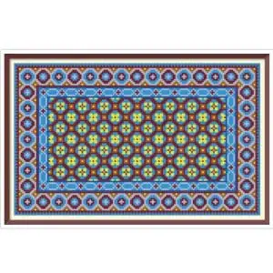 DollHouse Carpet Cross Stitch Pattern Miniature for Needlepoint