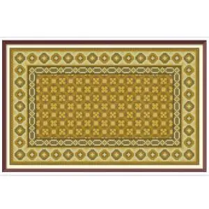 Rug for a Dolls Cross Stitch Pattern Miniature for Needlepoint