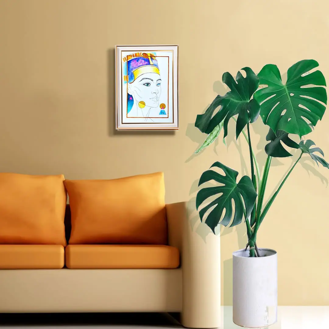 Nefertiti acrylic painting modern Wall deluxe Decor original art 2 Nefertiti acrylic painting modern Wall deluxe Decor original art - Image 2