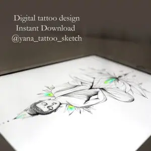 Buddha Tattoo Design Buddha Lotus Tattoo Drawing Idea Sketch