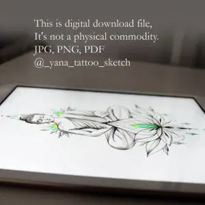 Buddha Tattoo Design Buddha Lotus Tattoo Drawing Idea Sketch