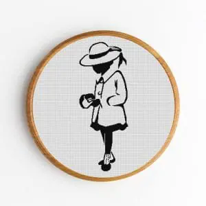 Victorian-Cross-Stitch-Pattern-PDF-Girl-Nursery-Decor-DIY-Gift-1