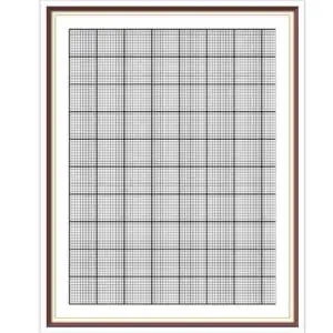 A Sheet for Creating a Cross Stitch Scheme