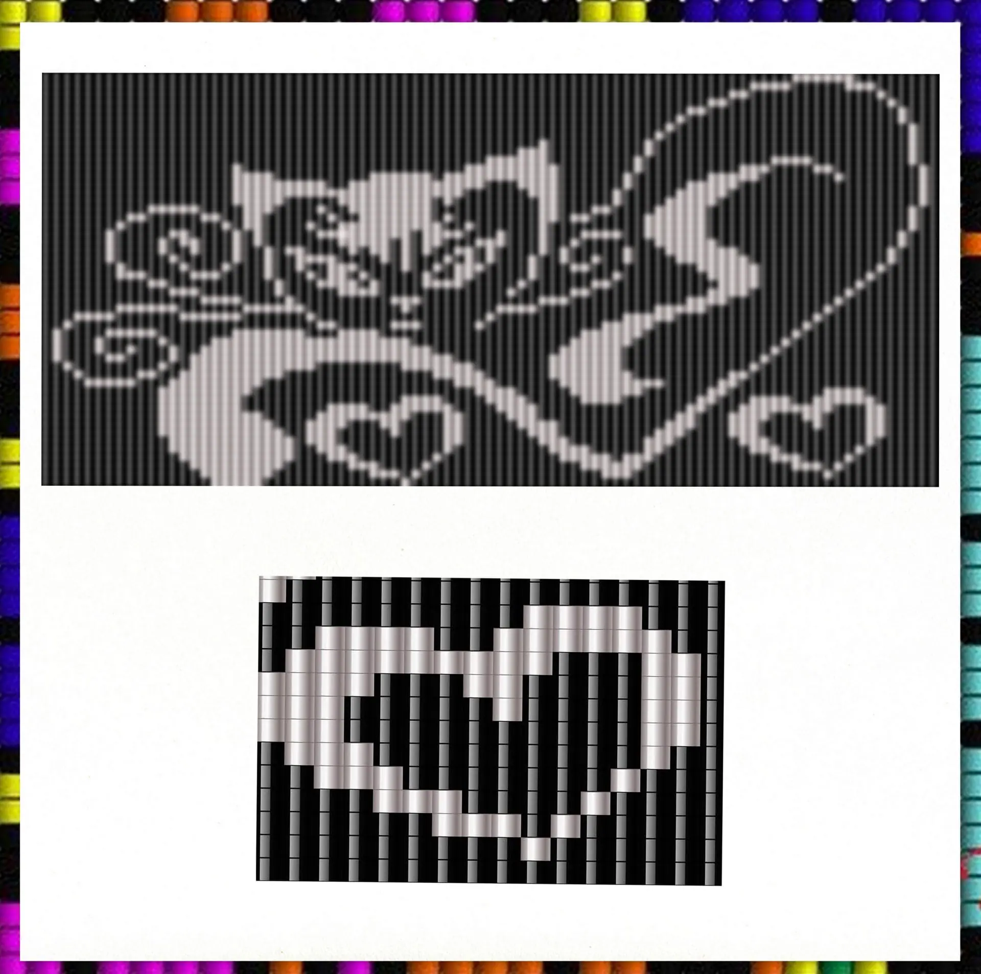 Loom stitch pattern Beaded bracelet Cat PDF file Set patterns 6 Loom stitch pattern Beaded bracelet Cat PDF file Set patterns