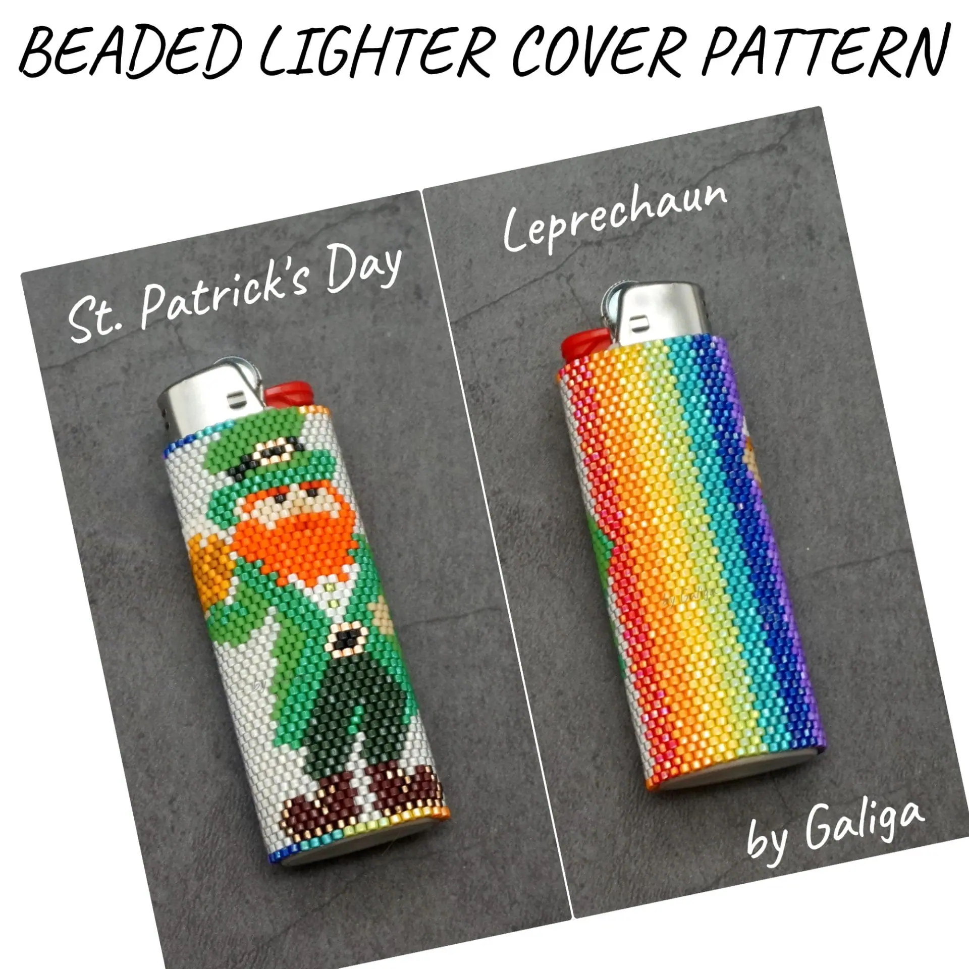 Leprechaun Lighter Case Pattern St Patrick’s Day Lighter Cover